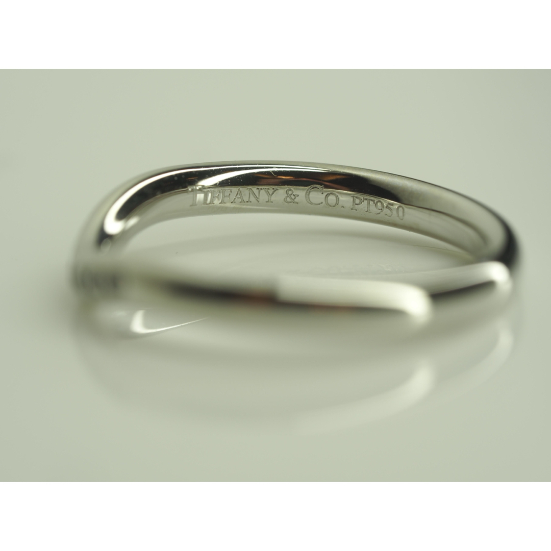 TIFFANY&Co. ティファニー 9P天然ダイヤモンド カーブドリング TIFFANY&Co. ティファニー 9P天然ダイヤモンド カーブドリング