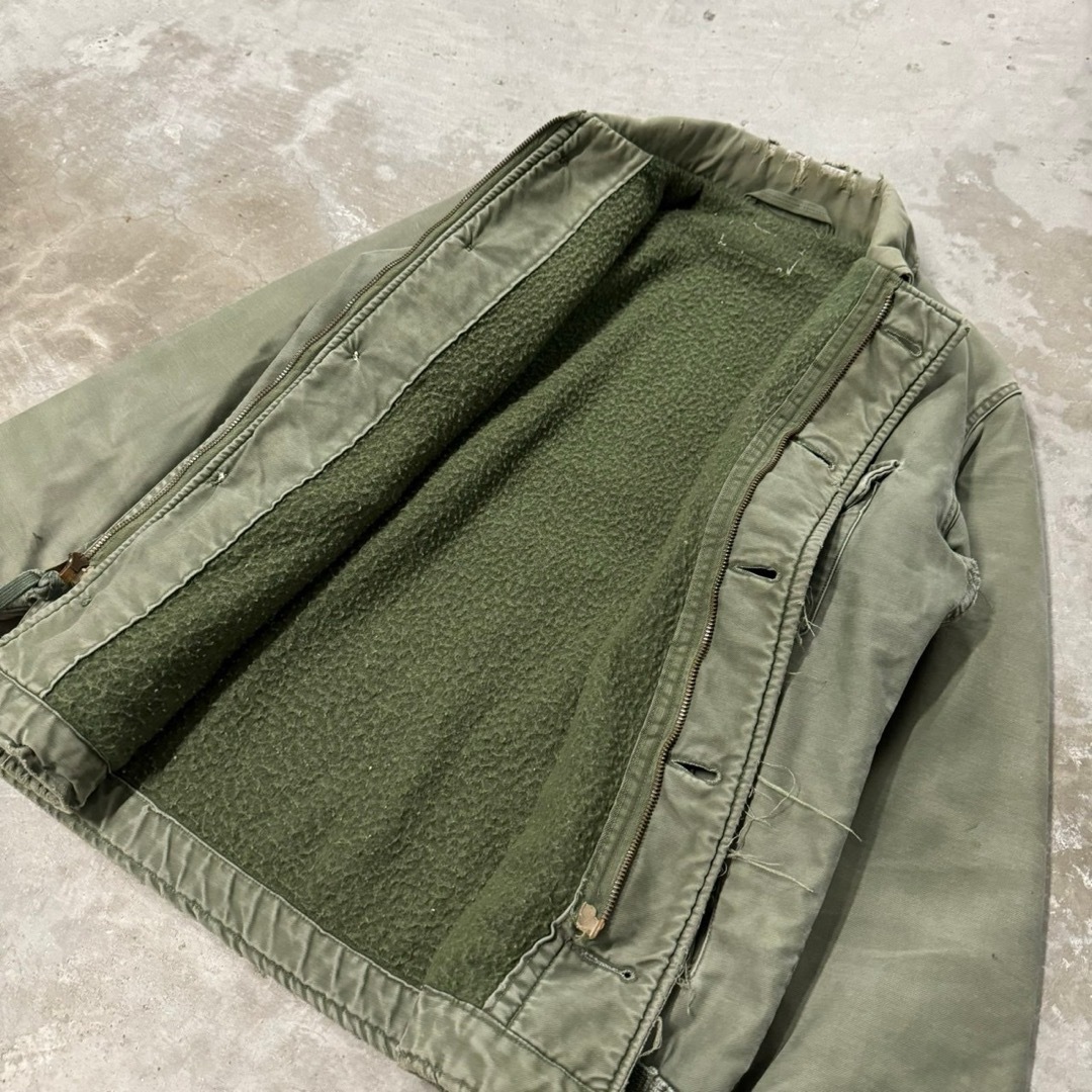 MILITARY - 希少 最初期 60s 米軍 実物 USN A-2 デッキ MILITARY - 希少 最初期 60s 米軍 実物 USN A-2 デッキ