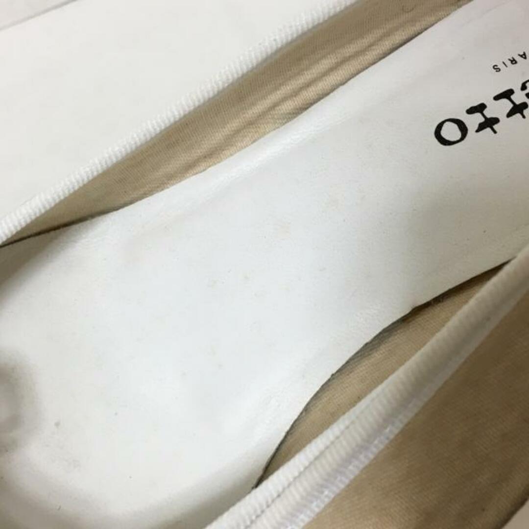 repetto レペット バレエシューズ (39) 白 レース パンプス repetto レペット バレエシューズ (39) 白 レース パンプス