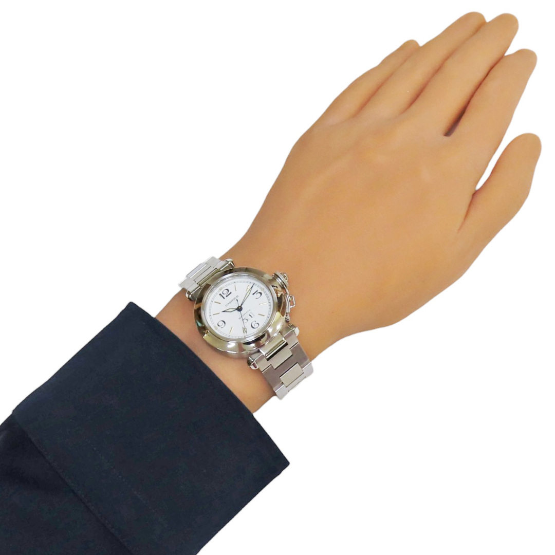 送料無料 いつまで Cartier 時計 腕時計 ビッグデイト パシャC カルティエ - パシャC