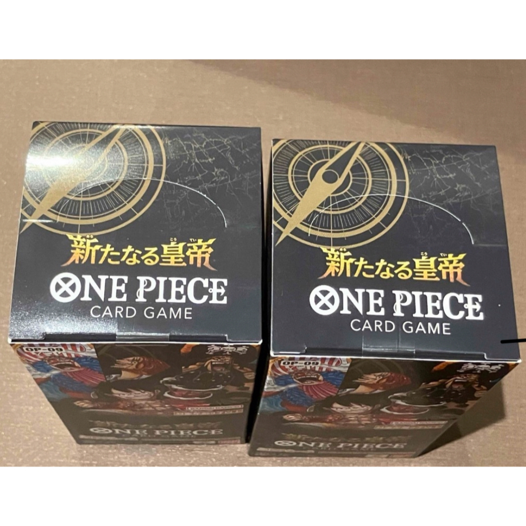 新品未開封】ワンピースカード 新たなる皇帝 2BOX 新品未開封】ワンピースカード 新たなる皇帝 2BOX