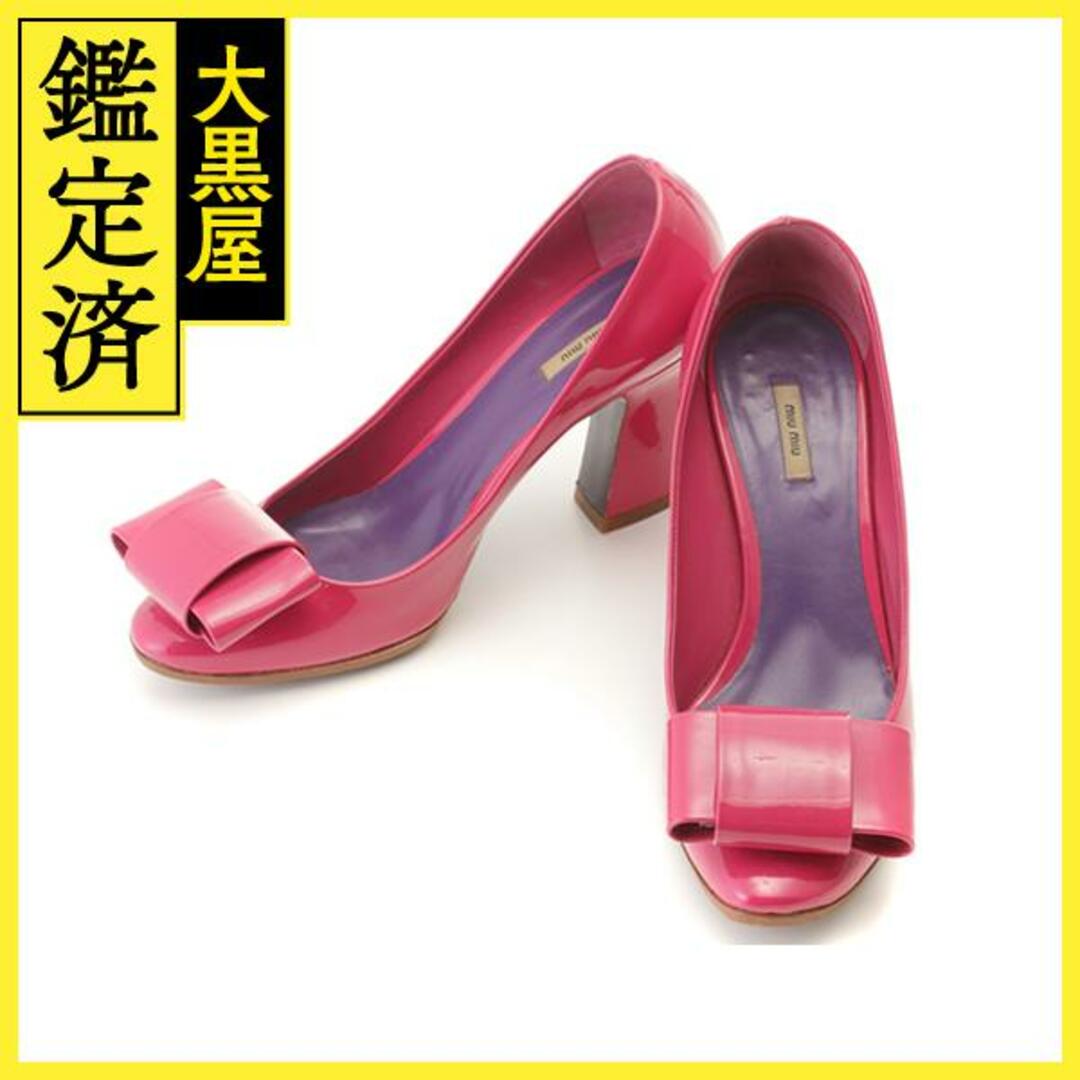 Miu Miu ピンク 花装飾 ハイヒール Miu Miu ピンク 花装飾 ハイヒール