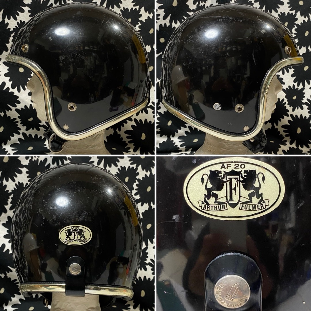 BELL - ARTHURFULMER AF20 ビンテージヘルメット Sシェル AF40の BELL - ARTHURFULMER AF20 ビンテージヘルメット Sシェル AF40の