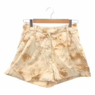 3.1 Phillip Lim / スリーワンフィリップリム | タイダイ染め タック ショートパンツ | 00 | ブラウン/ホワイト | レディース(その他)