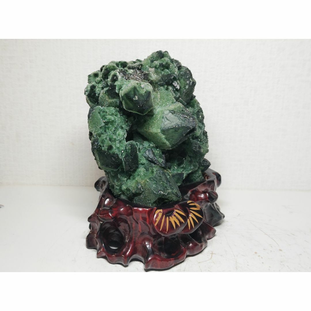 緑水晶 2.3kg 水晶 クォーツ 原石 鑑賞石 自然石 誕生石 鉱物