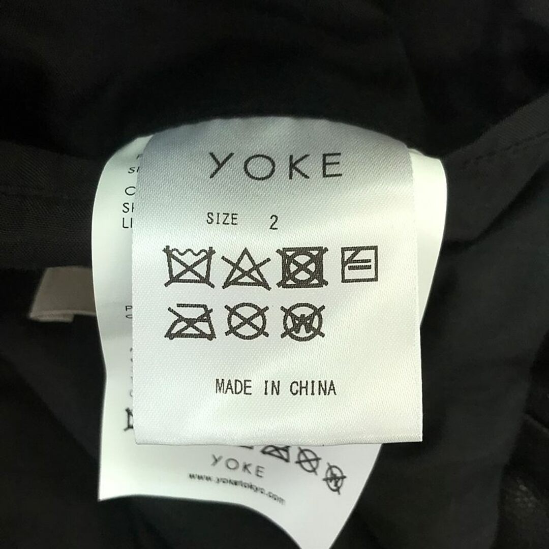 YOKE - 【美品】 YOKE / ヨーク | 2023SS | GOAT LEATHER ZIP YOKE - 【美品】 YOKE / ヨーク | 2023SS | GOAT LEATHER ZIP
