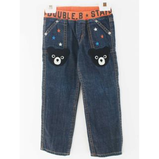 ダブルビー(DOUBLE.B)の【Rakuten Fashion THE SALE!】[ダブルビー/DOUBLE.B]100cm ジーンズ/デニムパンツ インディゴブルー 裾ロールアップ可【中古】子供服 キッズ kids 男の子 春秋冬 bottoms 800142(パンツ/スパッツ)