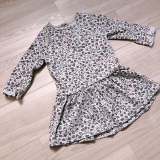 PETIT BATEAU - プチバトー ベビー ワンピース 花柄 18m/81cm PETIT BATEAU - プチバトー ベビー ワンピース 花柄 18m/81cm