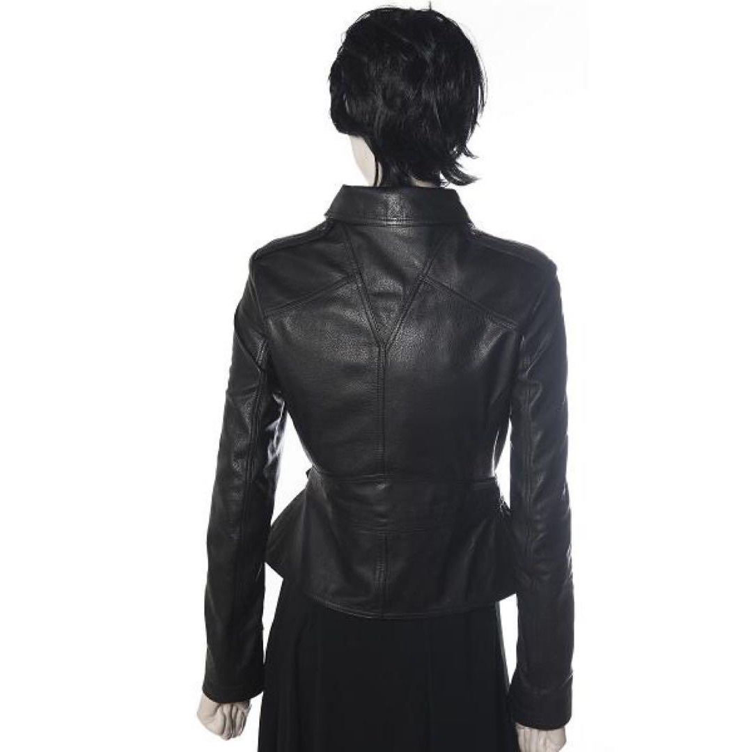 Alexander Mcqueen Peplum Biker Jacket | Balardi