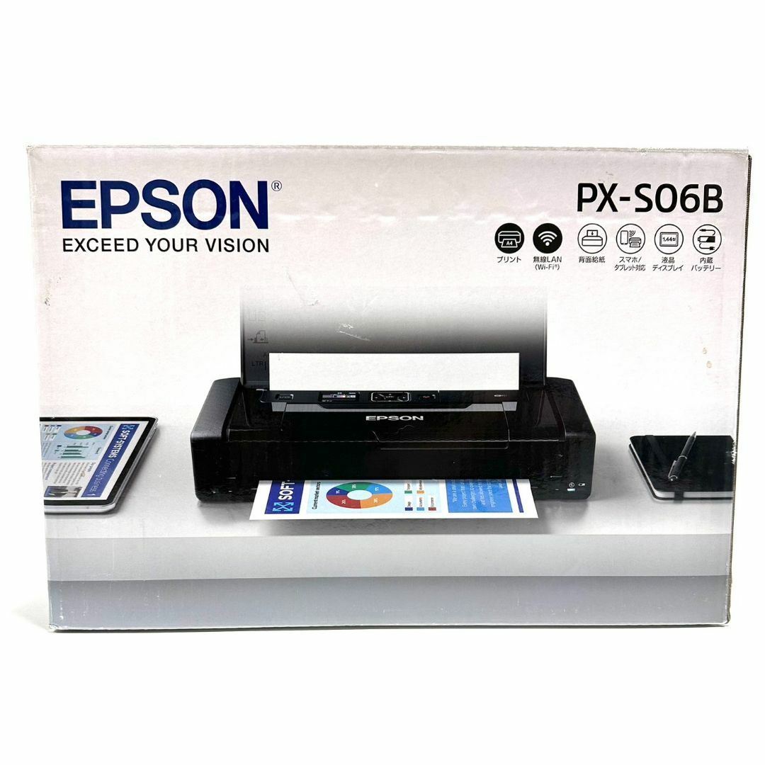 EPSON エプソン PX-S06B モバイルプリンター A4 欲しけれ 2020年製 EPSON エプソン PX-S06B モバイルプリンター A4 欲しけれ 2020年製
