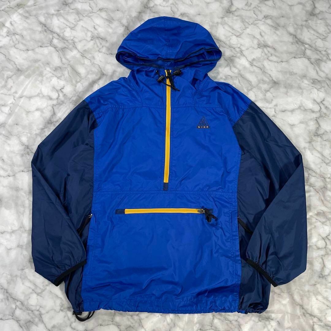 90s アーカイブ NIKEACG ハーフジップ ナイロン プルオーバー テック 90s アーカイブ NIKEACG ハーフジップ ナイロン プルオーバー テック