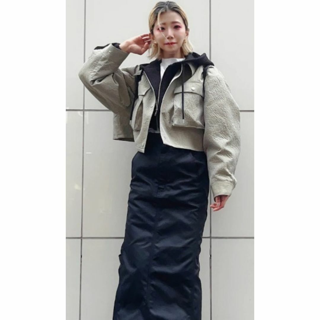 EMBOSS SHORT ARMY LIKE JACKET アメリヴィンテージ