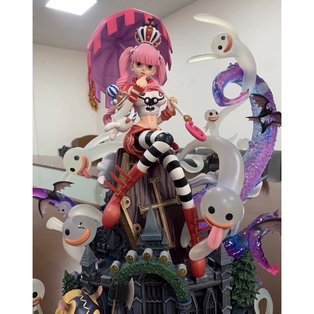 ワンピース ペローナ フィギュア ガレージキット GK完成品の通販 ワンピース ペローナ フィギュア ガレージキット GK完成品の通販