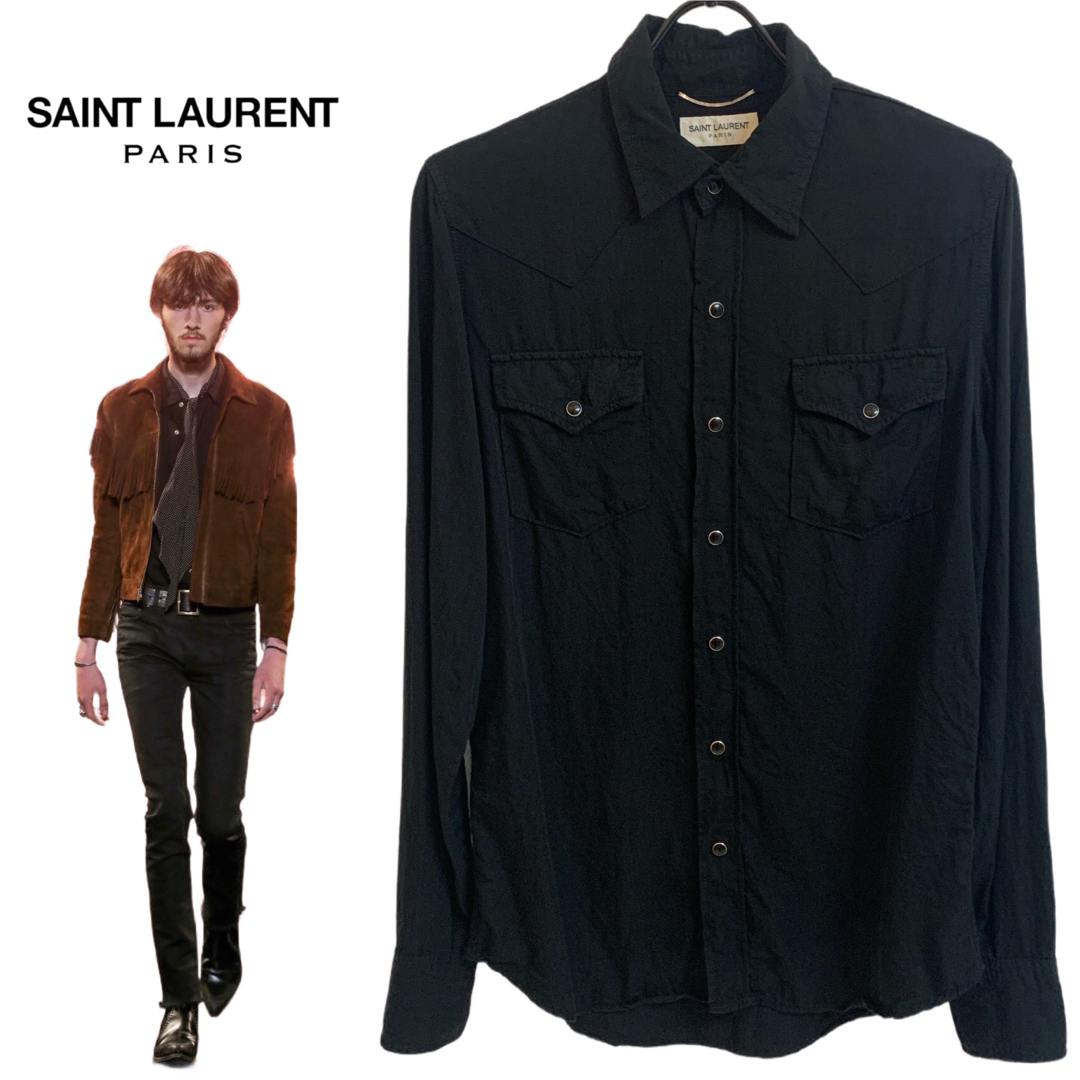 SAINT LAURENT サンローラン ウエスタンベルト エディ期 良けれ SAINT LAURENT サンローラン ウエスタンベルト エディ期 良けれ