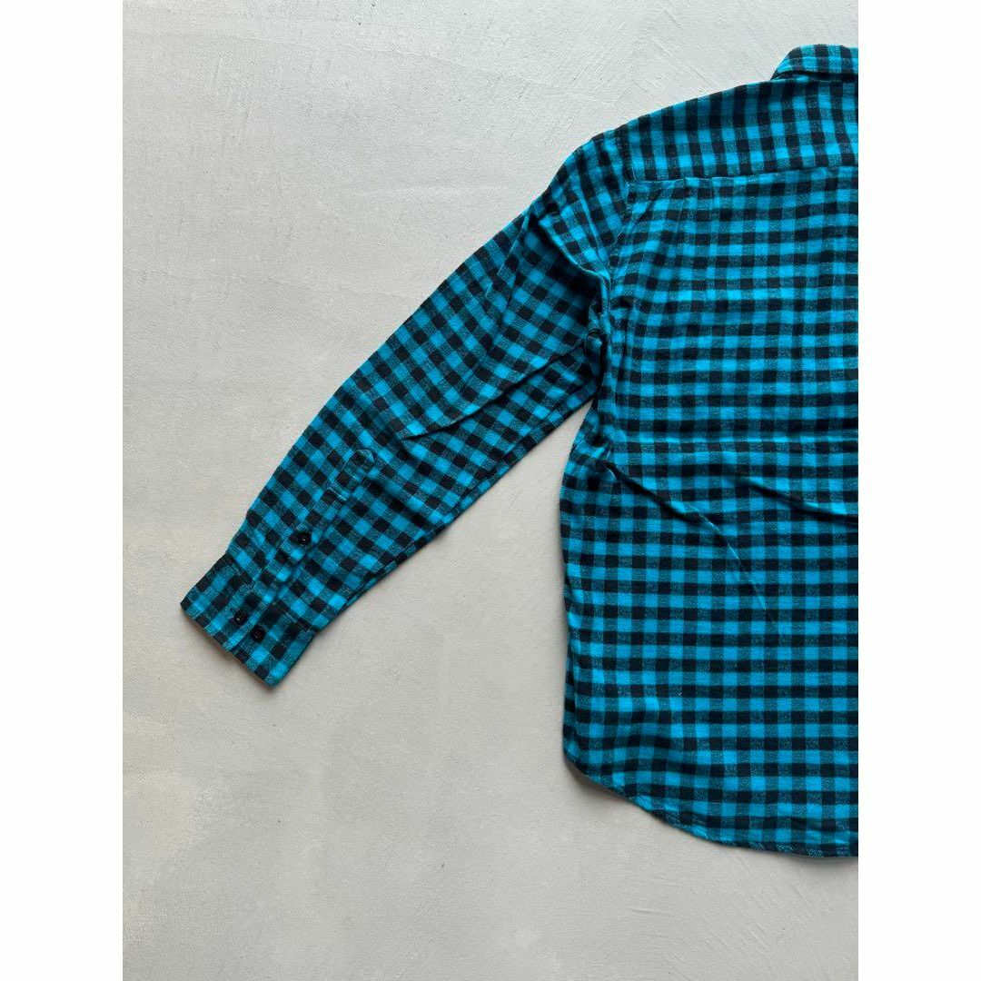 STUSSY - 《STUSSY》ステューシー チェック柄ネルシャツ ブルー STUSSY - 《STUSSY》ステューシー チェック柄ネルシャツ ブルー