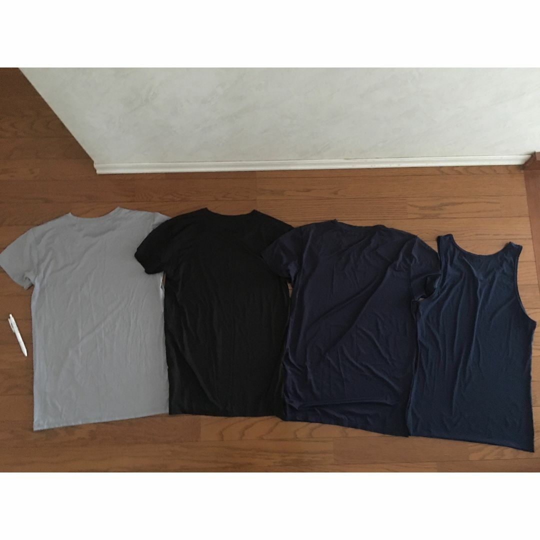 UNIQLO(ユニクロ)のユニクロ　エアリズムクルーネックT　エアリズムマイクロメッシュタンクトップ メンズのトップス(Tシャツ/カットソー(半袖/袖なし))の商品写真