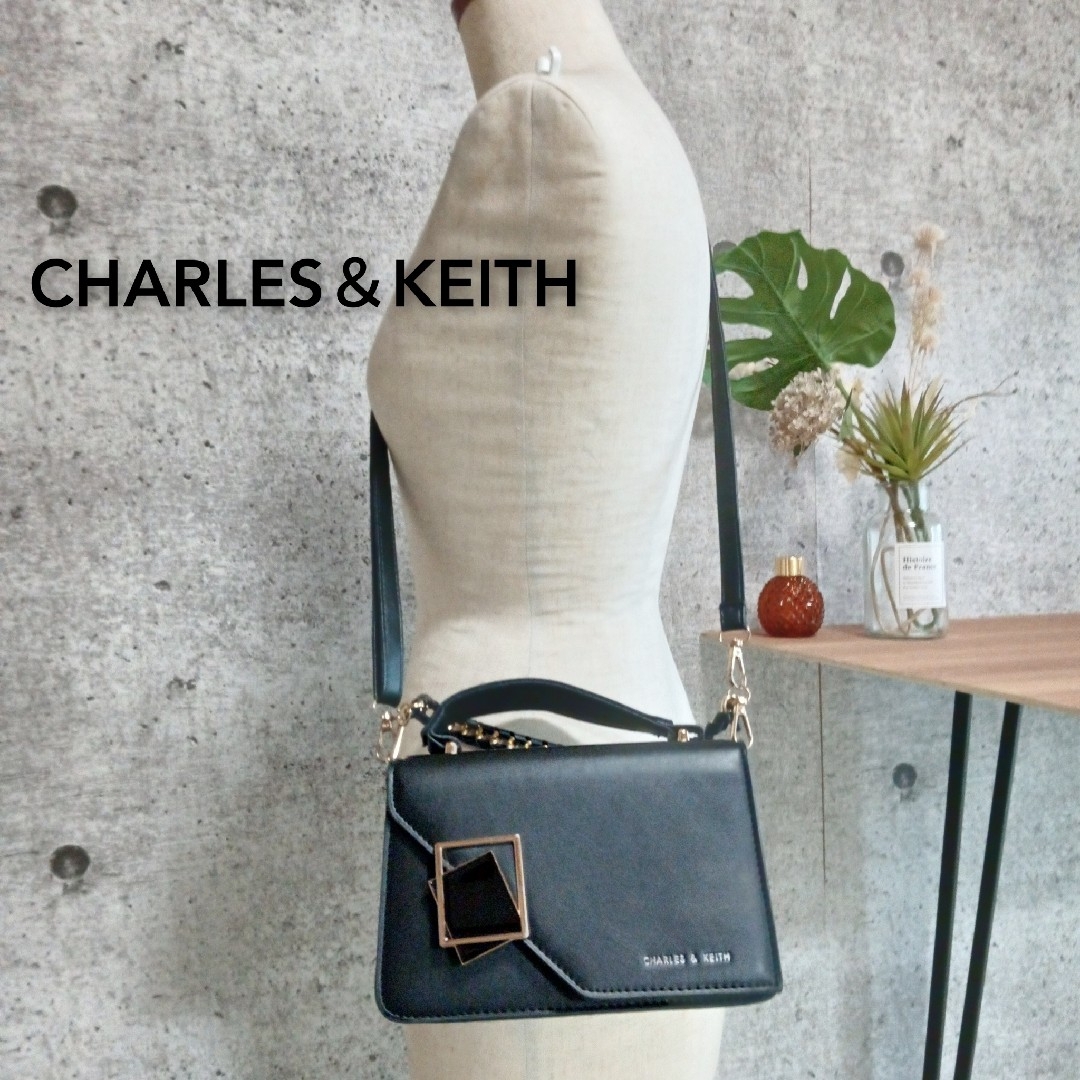 Charles and Keith - 美品 チャールズ&キース 2way レザー Charles and Keith - 美品 チャールズ&キース 2way レザー