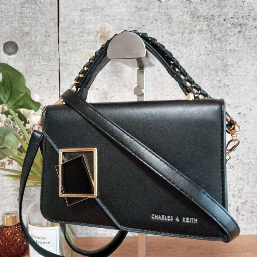 Charles and Keith - 美品 チャールズ&キース 2way レザー Charles and Keith - 美品 チャールズ&キース 2way レザー