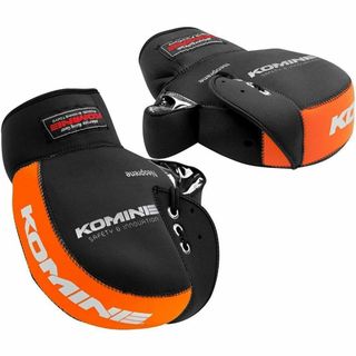 コミネ(KOMINE)のコミネ AK-021（ブラック／オレンジ）バイク用 ネオプレーン ハンドルカバー(装備/装具)