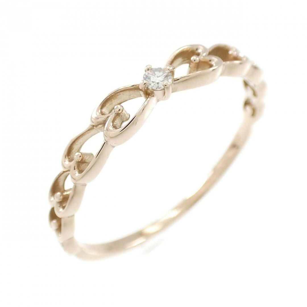 K18PG ダイヤモンド リング 0.03CT K18PG ダイヤモンド リング 0.03CT
