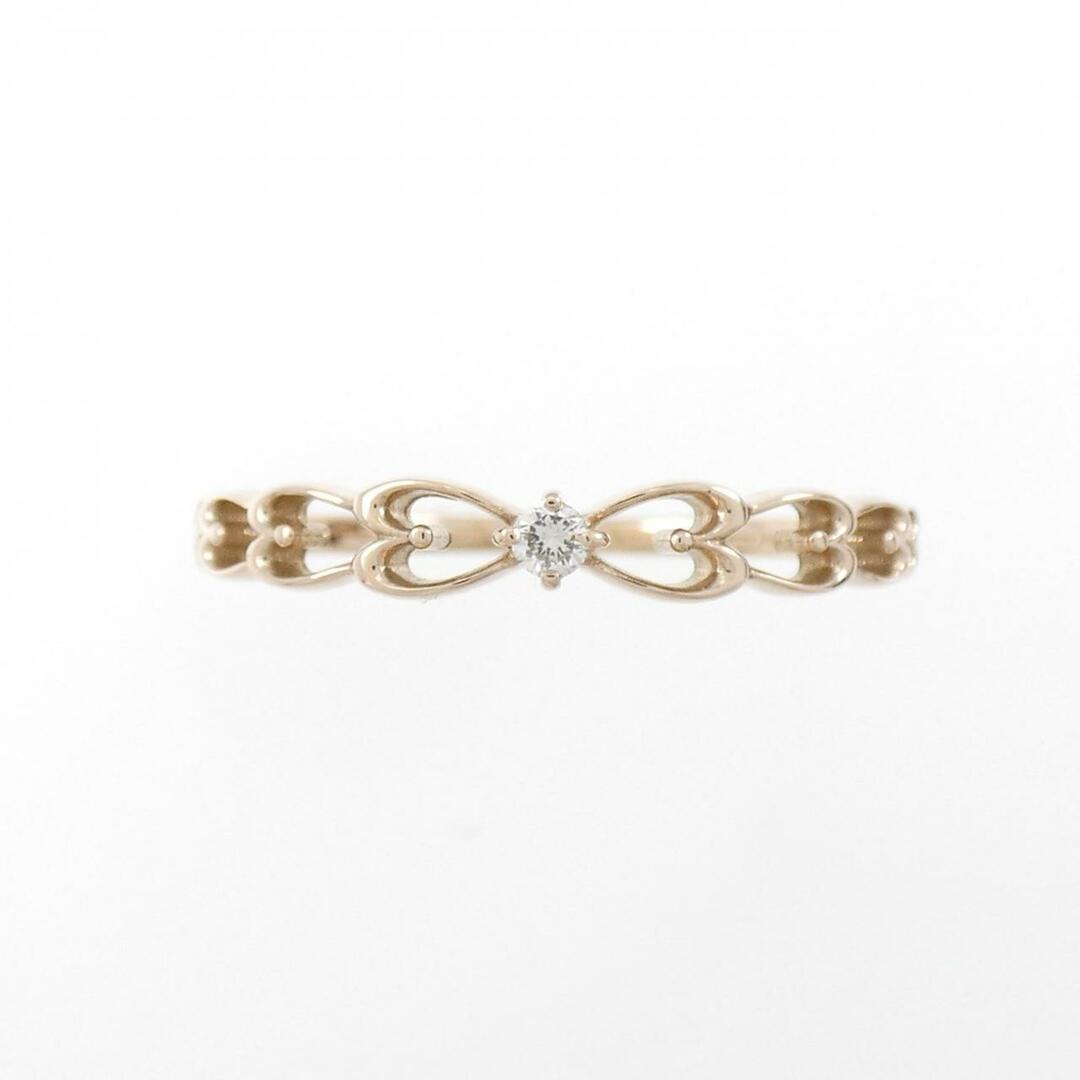 K18PG ダイヤモンド リング 0.03CT K18PG ダイヤモンド リング 0.03CT
