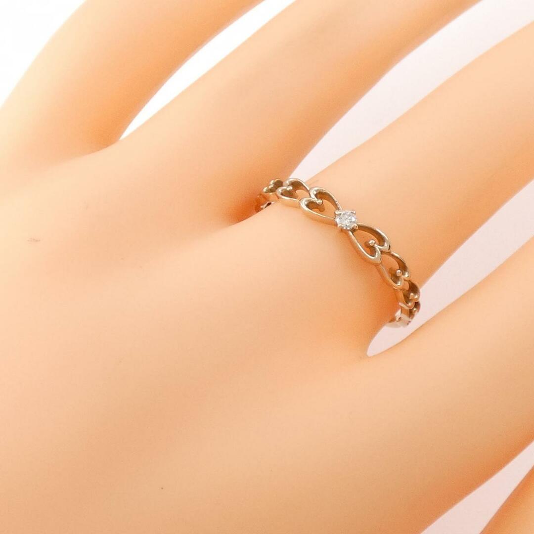 K18PG ダイヤモンド リング 0.03CT K18PG ダイヤモンド リング 0.03CT