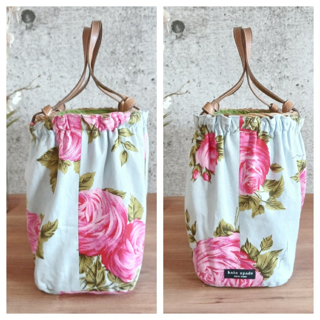kate spade NEW YORK - 美品 ケイトスペード 籠 カゴバッグ 2way kate spade NEW YORK - 美品 ケイトスペード 籠 カゴバッグ 2way