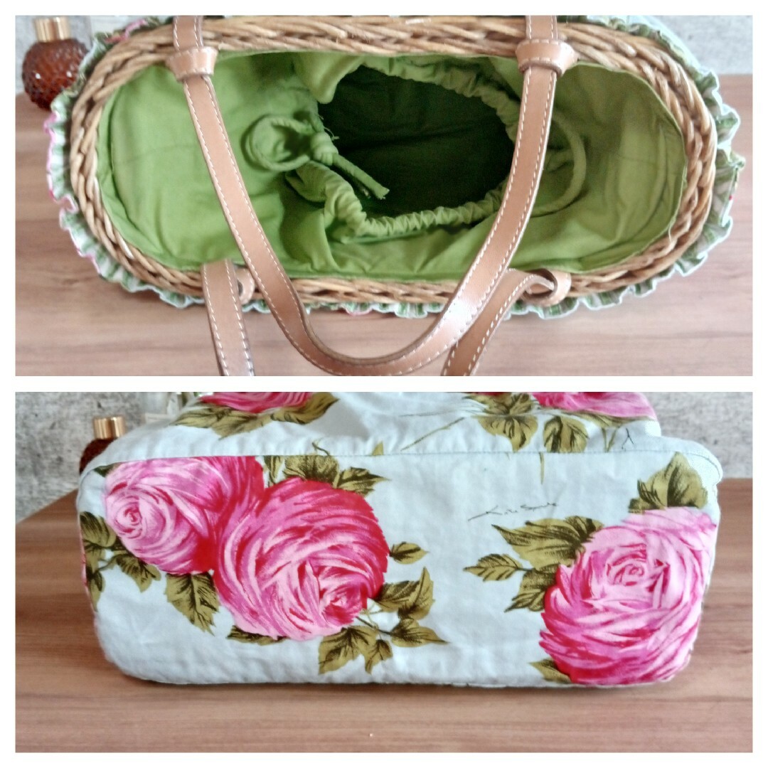 kate spade NEW YORK - 美品 ケイトスペード 籠 カゴバッグ 2way kate spade NEW YORK - 美品 ケイトスペード 籠 カゴバッグ 2way