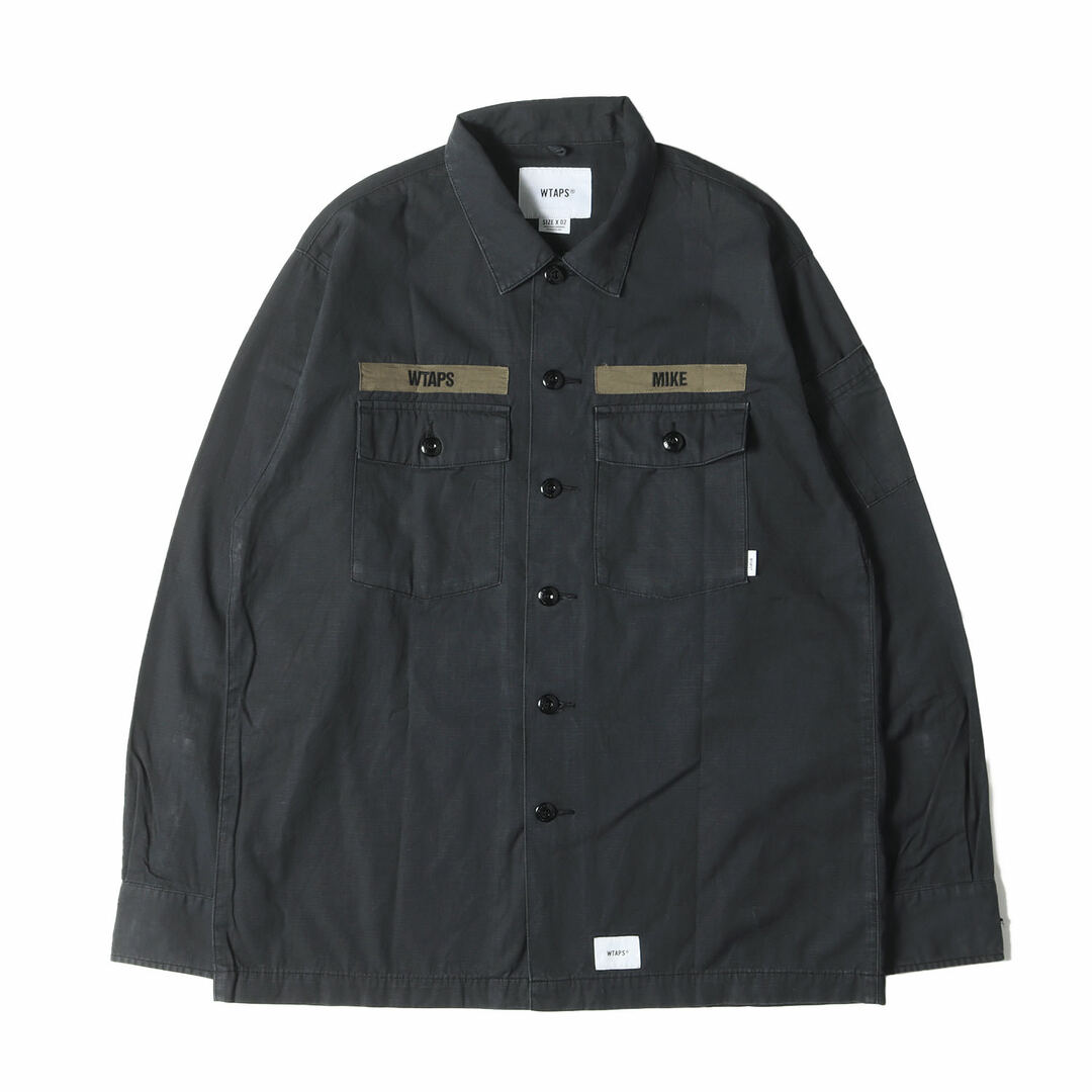 W)taps - WTAPS ダブルタップス シャツ サイズ:M リップストップ W)taps - WTAPS ダブルタップス シャツ サイズ:M リップストップ