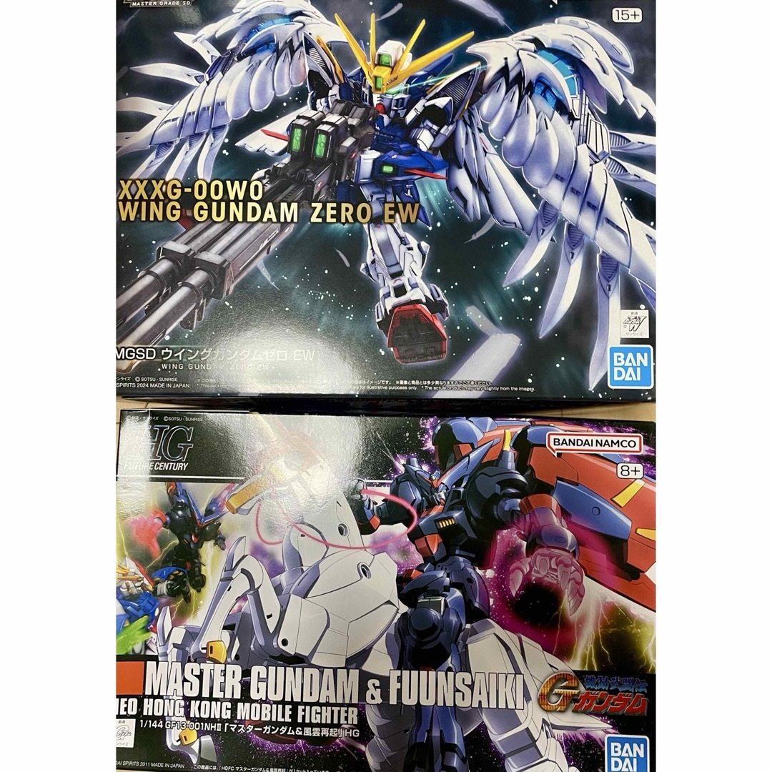 MGSD ウイングガンダムゼロEW HG マスターガンダム 風雲再起 HGFC エンタメ/ホビーのおもちゃ/ぬいぐるみ(模型/プラモデル)の商品写真