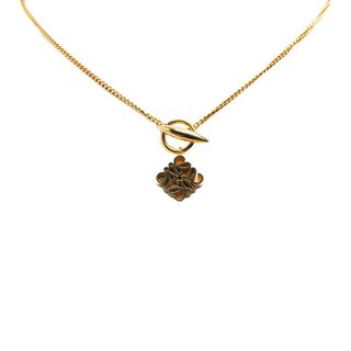 LOEWE - 美品 ロエベ アナグラム キューブ チェーン ネックレス LOEWE - 美品 ロエベ アナグラム キューブ チェーン ネックレス