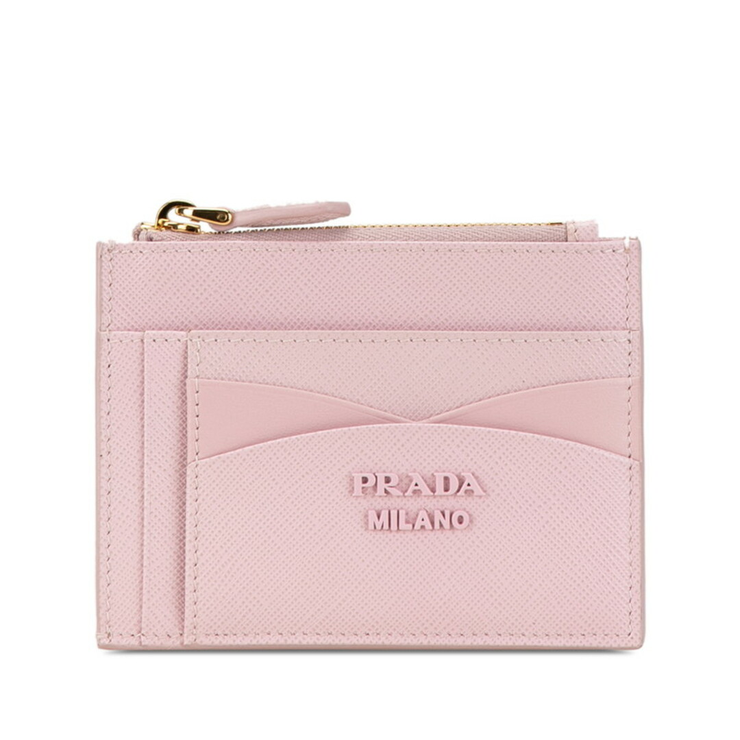 PRADA プラダ サフィアーノ レザー フラグメントケース ピンク PRADA プラダ サフィアーノ レザー フラグメントケース ピンク