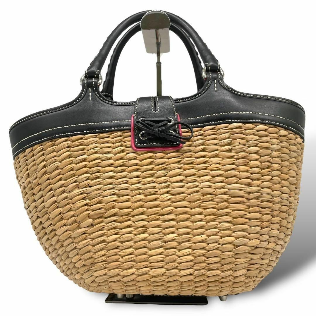 極美品 coach コーチ ハンドバッグ かご ソーホー レザー ブラック 極美品 coach コーチ ハンドバッグ かご ソーホー レザー ブラック