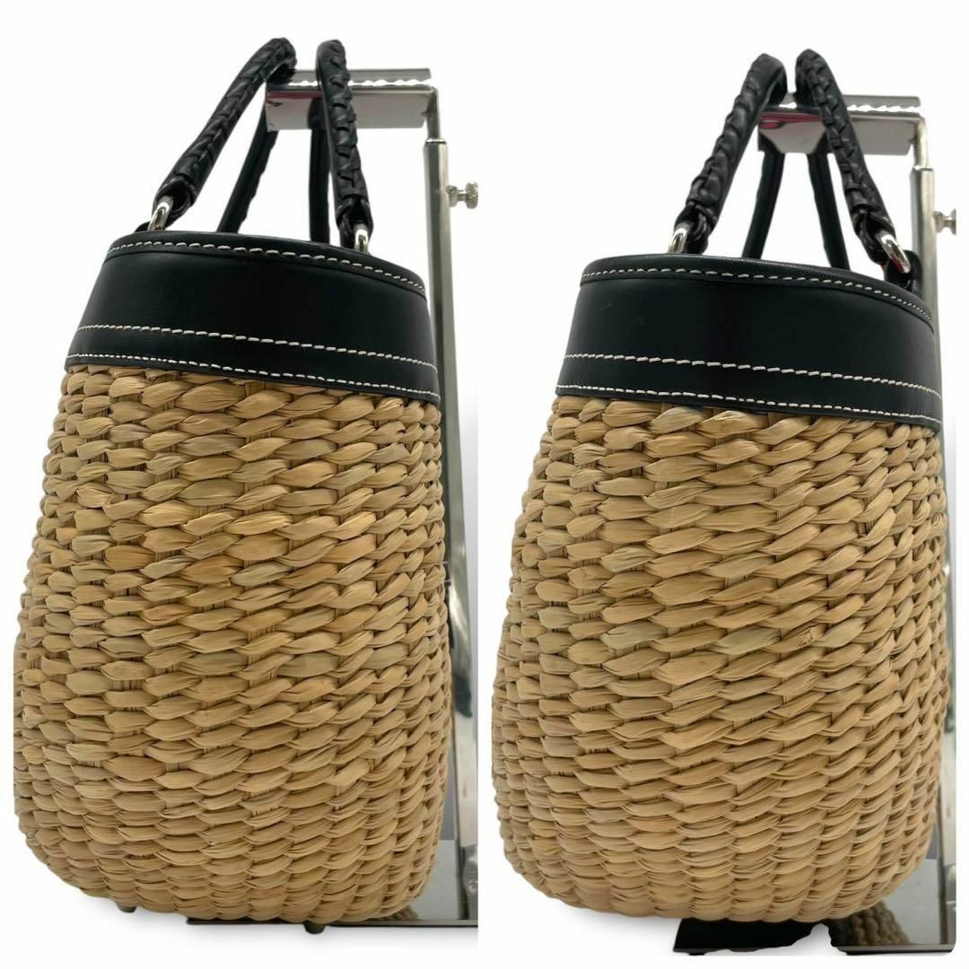 極美品 coach コーチ ハンドバッグ かご ソーホー レザー ブラック 極美品 coach コーチ ハンドバッグ かご ソーホー レザー ブラック