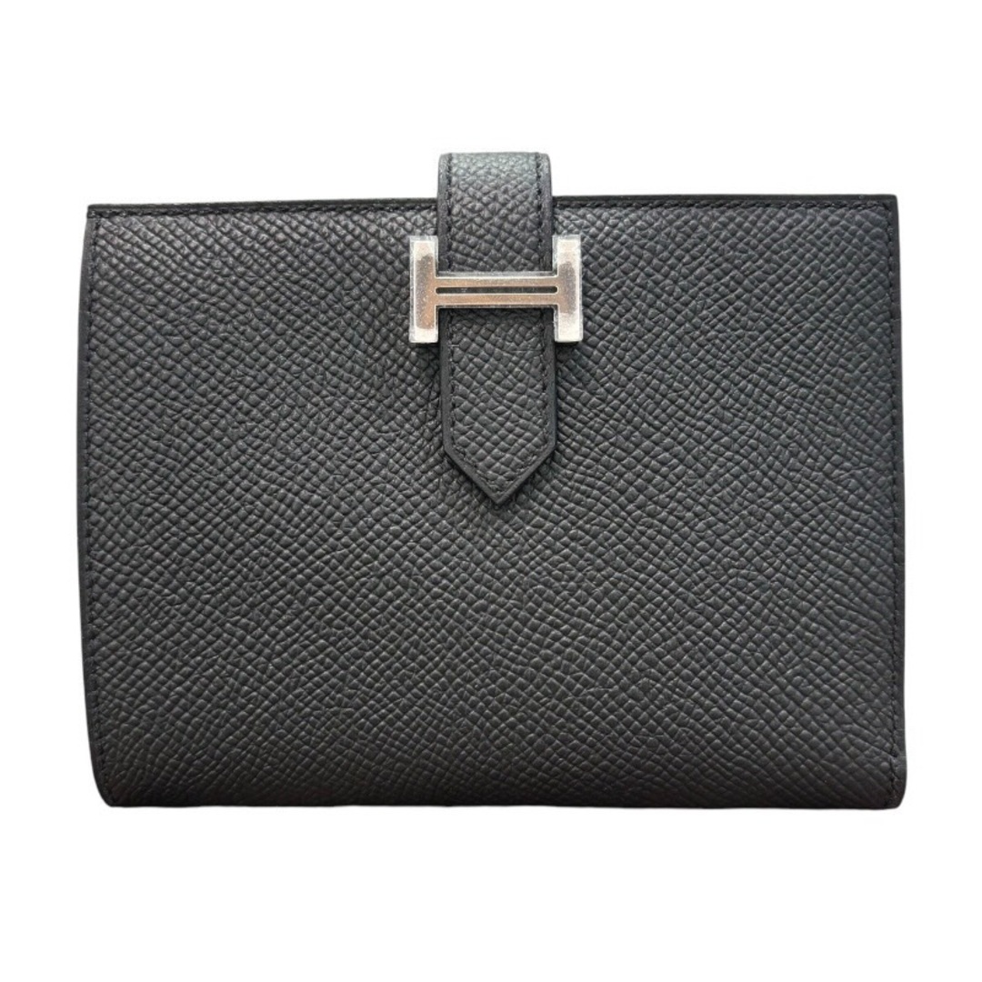 HERMES - エルメス HERMES ベアンコンパクト B刻印 ブラック HERMES - エルメス HERMES ベアンコンパクト B刻印 ブラック