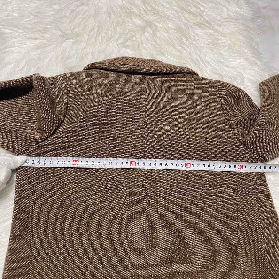 MARNI - 本物 マルニ ショート丈 ウール ジャケット 38 ブラウン MARNI - 本物 マルニ ショート丈 ウール ジャケット 38 ブラウン