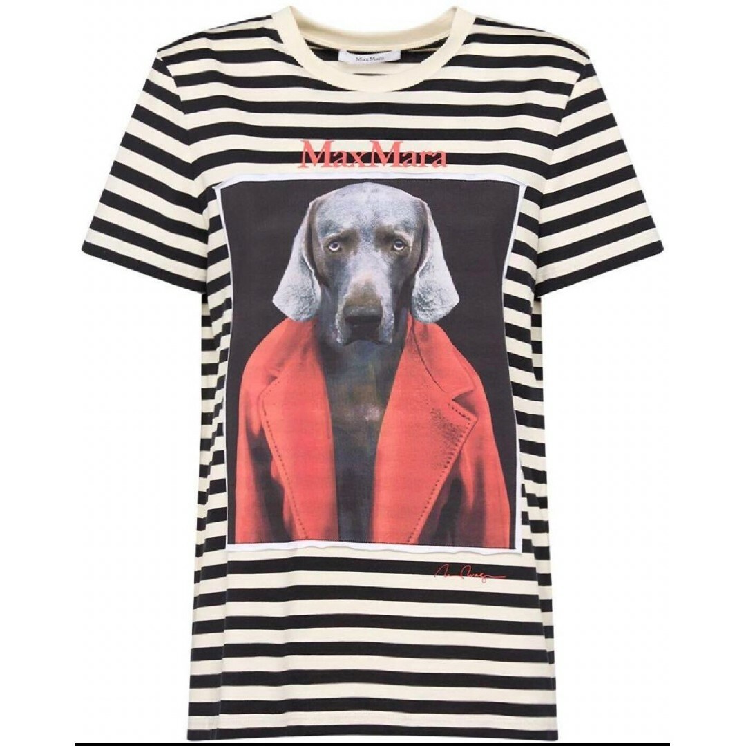 Max Mara rosso ジャージーTシャツ 新品タグ付き Max Mara rosso ジャージーTシャツ 新品タグ付き