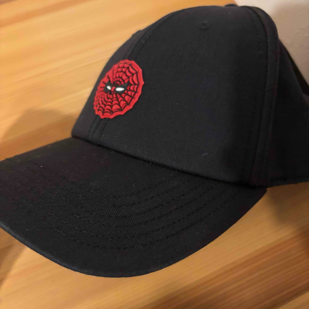MONCLER - モンクレール スパイダーマン キャップ ブラック MONCLER - モンクレール スパイダーマン キャップ ブラック