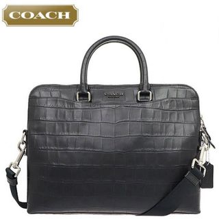 COACH - コーチCOACHビジネスバッグF72970ブラック本革 COACH - コーチCOACHビジネスバッグF72970ブラック本革