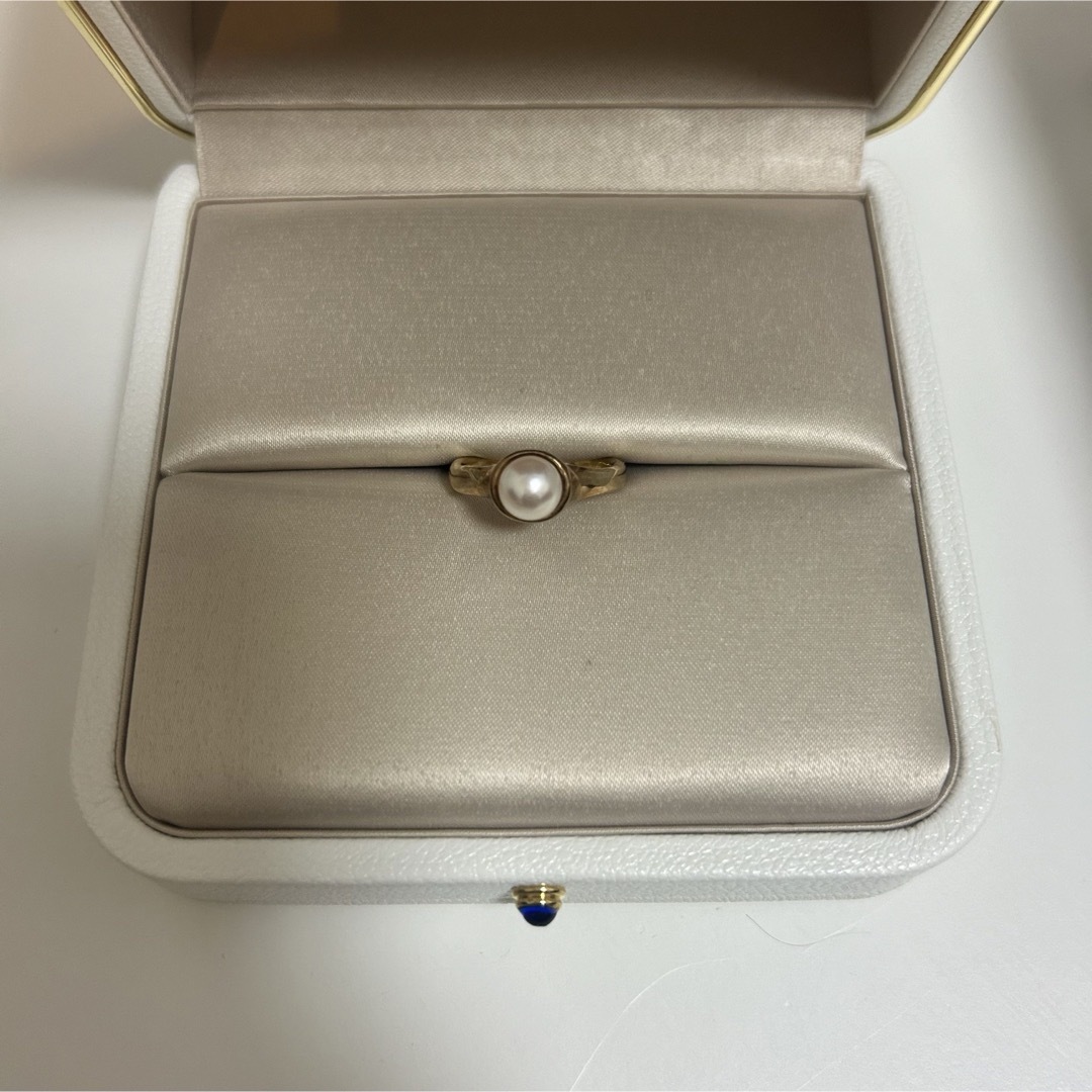 美品!J products 一粒パールリング ゴールド 美品!J products 一粒パールリング ゴールド