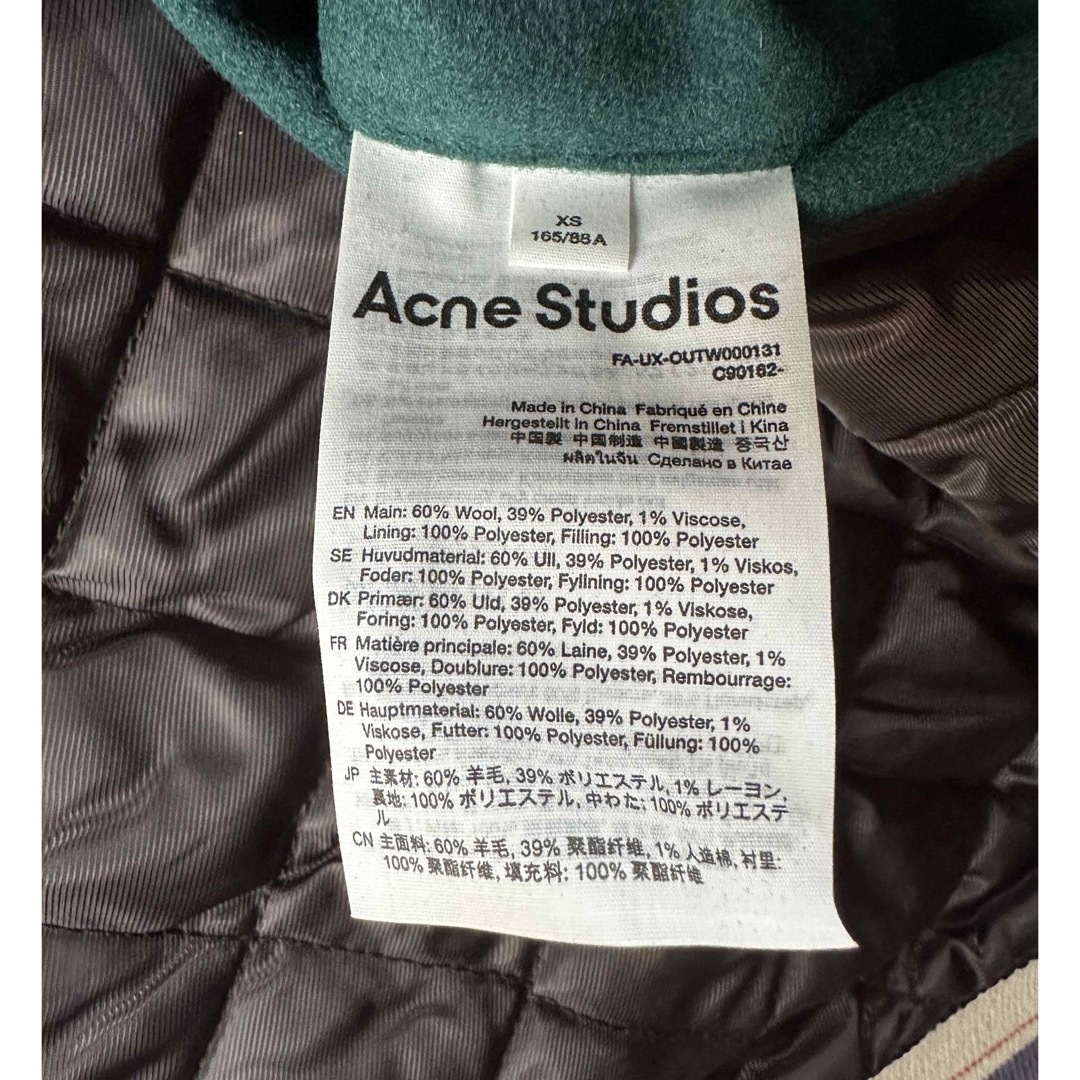 Acne Studios - XS新品 Acne Studios カラーブロック ブルゾン Acne Studios - XS新品 Acne Studios カラーブロック ブルゾン