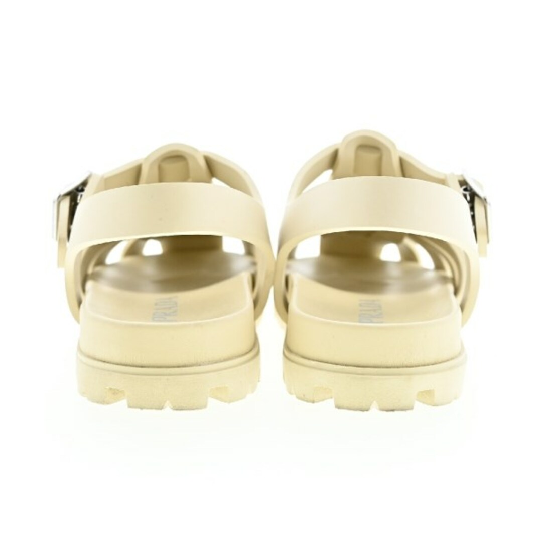 PRADA プラダ サンダル EU37(23.5cm位) ベージュ 【古着】 PRADA プラダ サンダル EU37(23.5cm位) ベージュ 【古着】