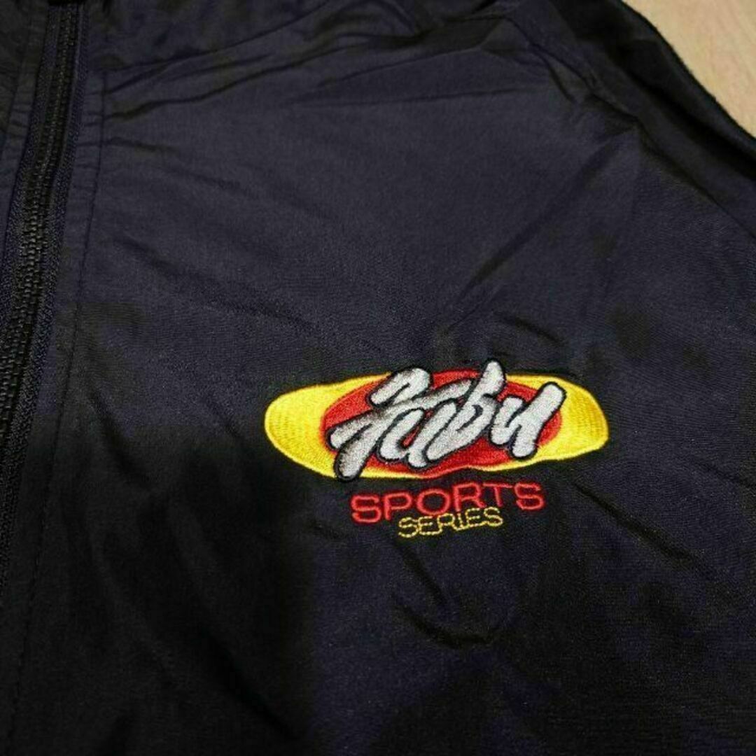 FUBU - 90s FUBU ビッグロゴ刺繍 サイドライン ナイロン FUBU - 90s FUBU ビッグロゴ刺繍 サイドライン ナイロン