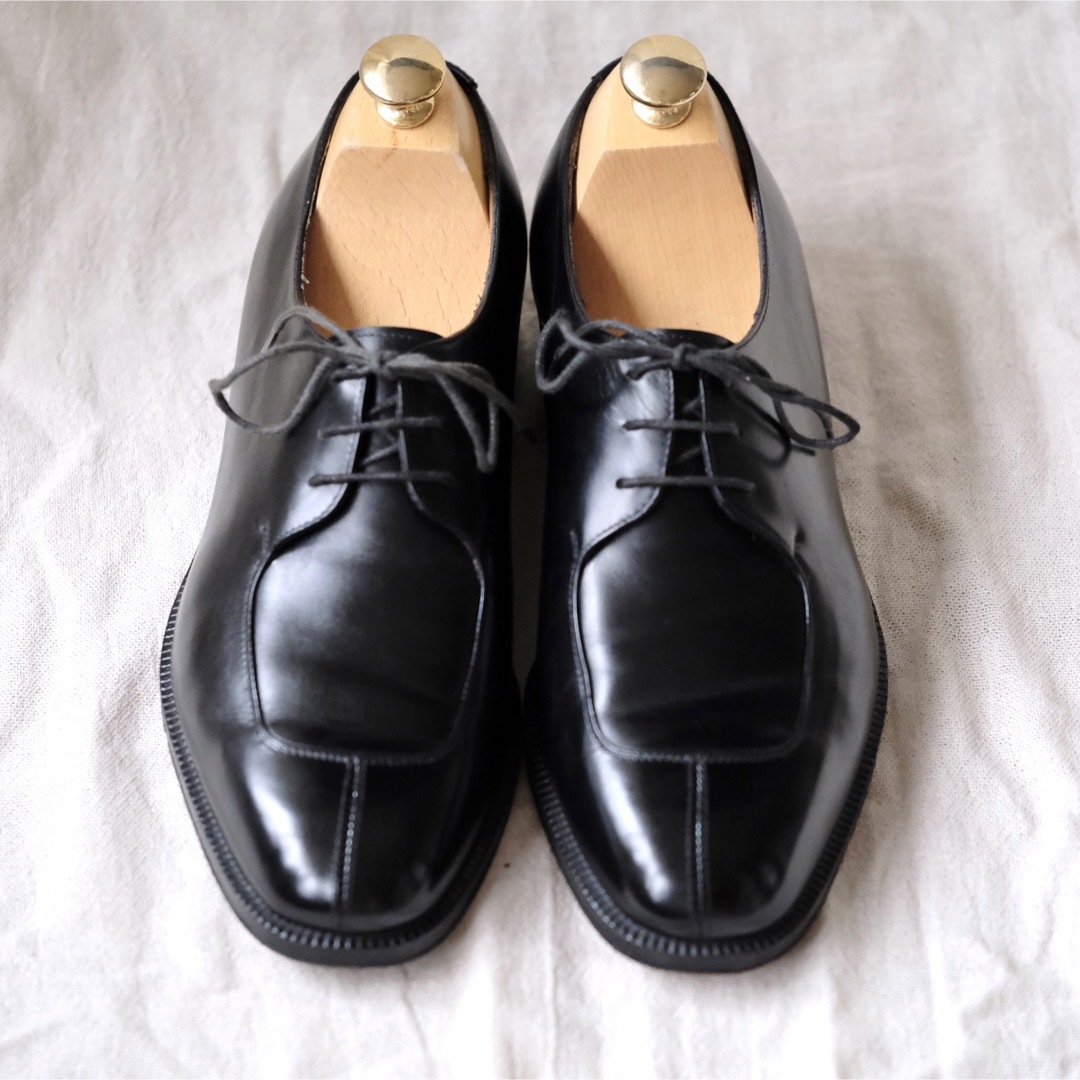 美品Salvatore Ferragamoフェラガモ エプロンダービー黒65EE 美品Salvatore Ferragamoフェラガモ エプロンダービー黒65EE
