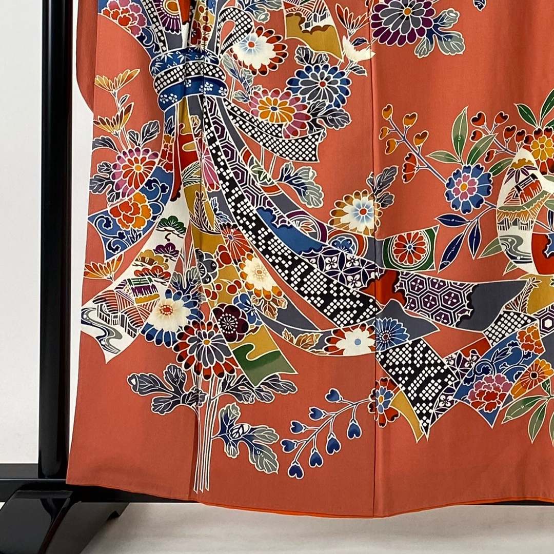 振袖 身丈161cm 裄丈64cm 正絹 秀品 振袖 身丈161cm 裄丈64cm 正絹 秀品