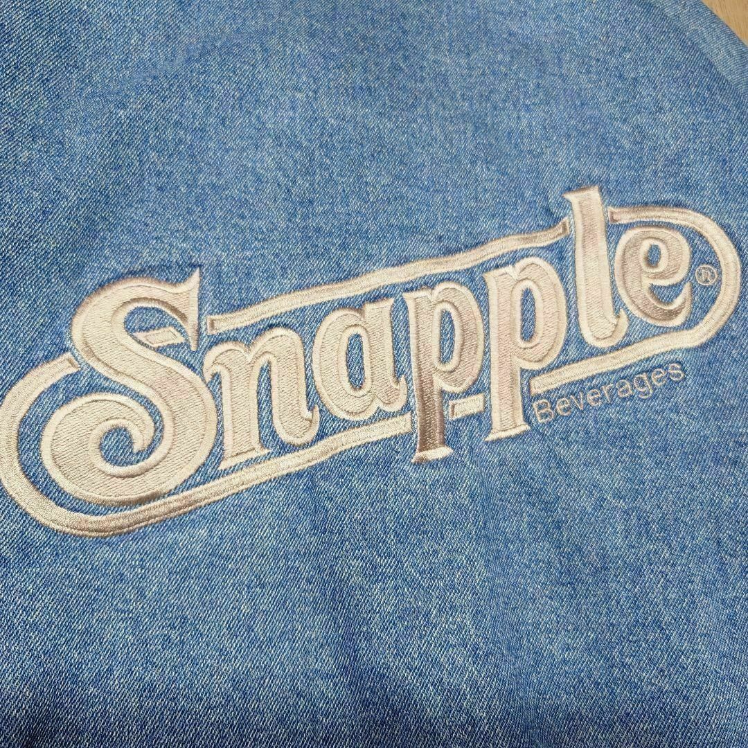 90s MV SPORT 内キルティング ビッグロゴ刺繍デニムスタジャン 90s MV SPORT 内キルティング ビッグロゴ刺繍デニムスタジャン