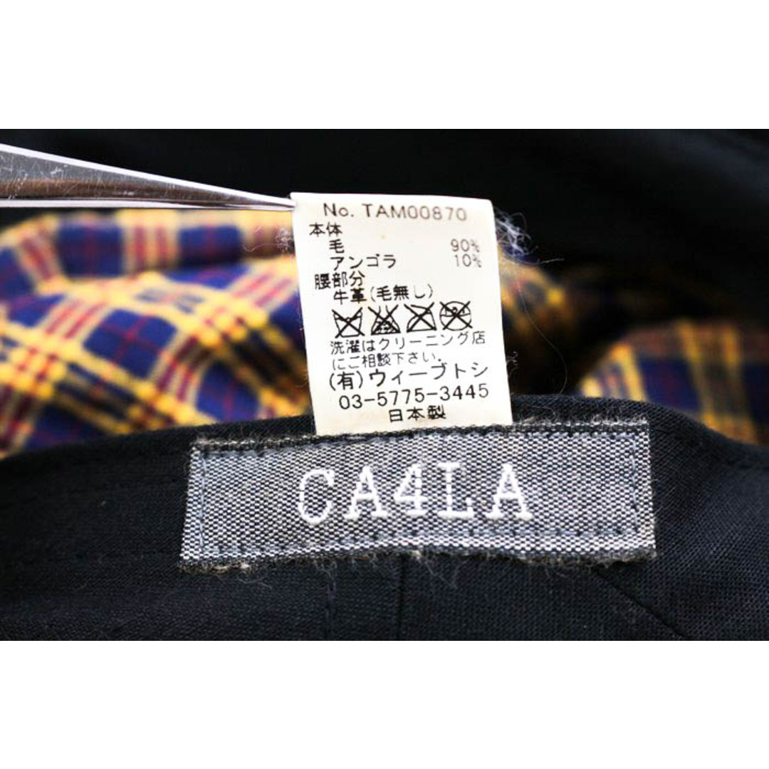 CA4LA - カシラ キャスケット ウール/アンゴラ混 帽子 キャップ CA4LA - カシラ キャスケット ウール/アンゴラ混 帽子 キャップ