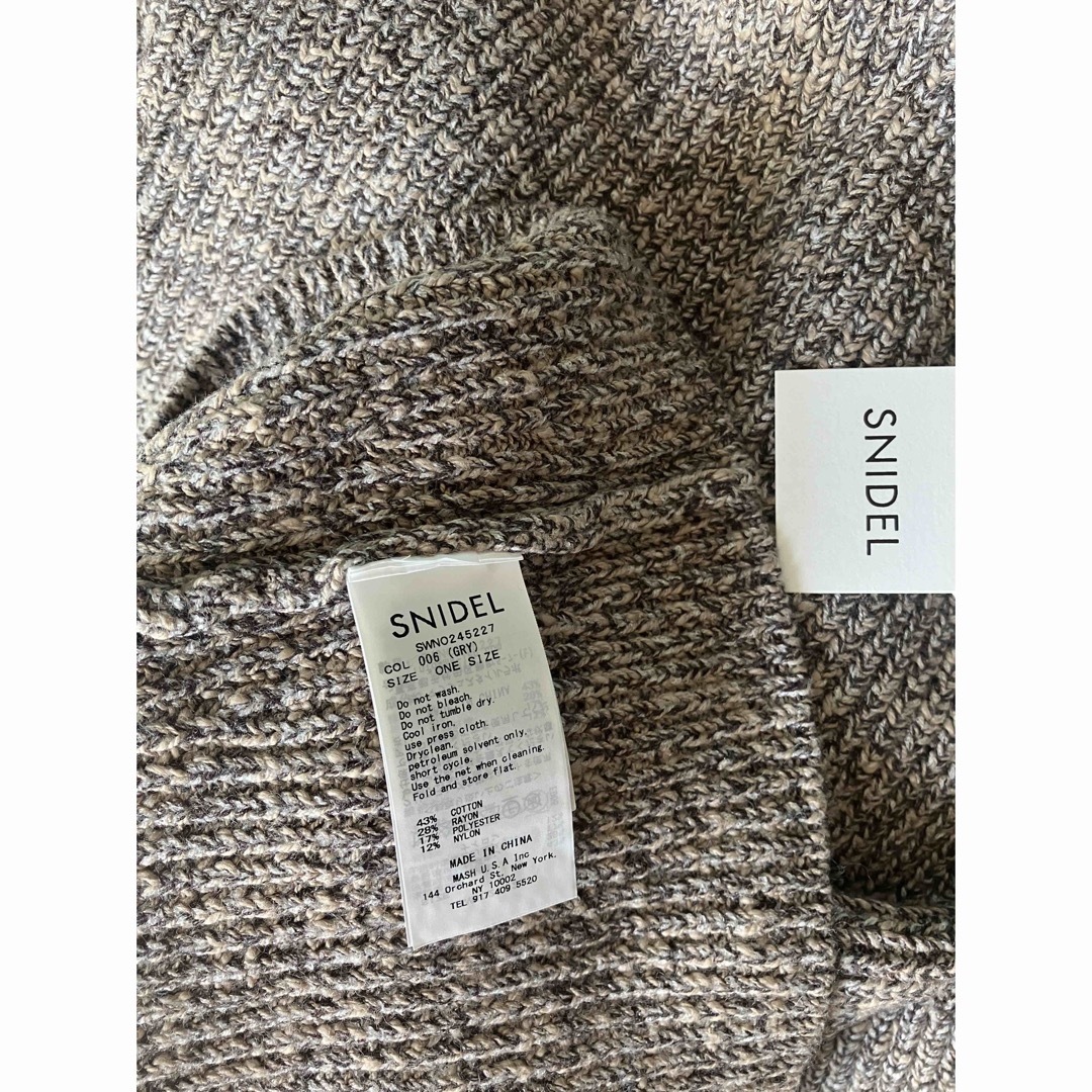 SNIDEL - ミニニットワンピース& ニットジャケットの通販 by SNIDEL - ミニニットワンピース& ニットジャケットの通販 by