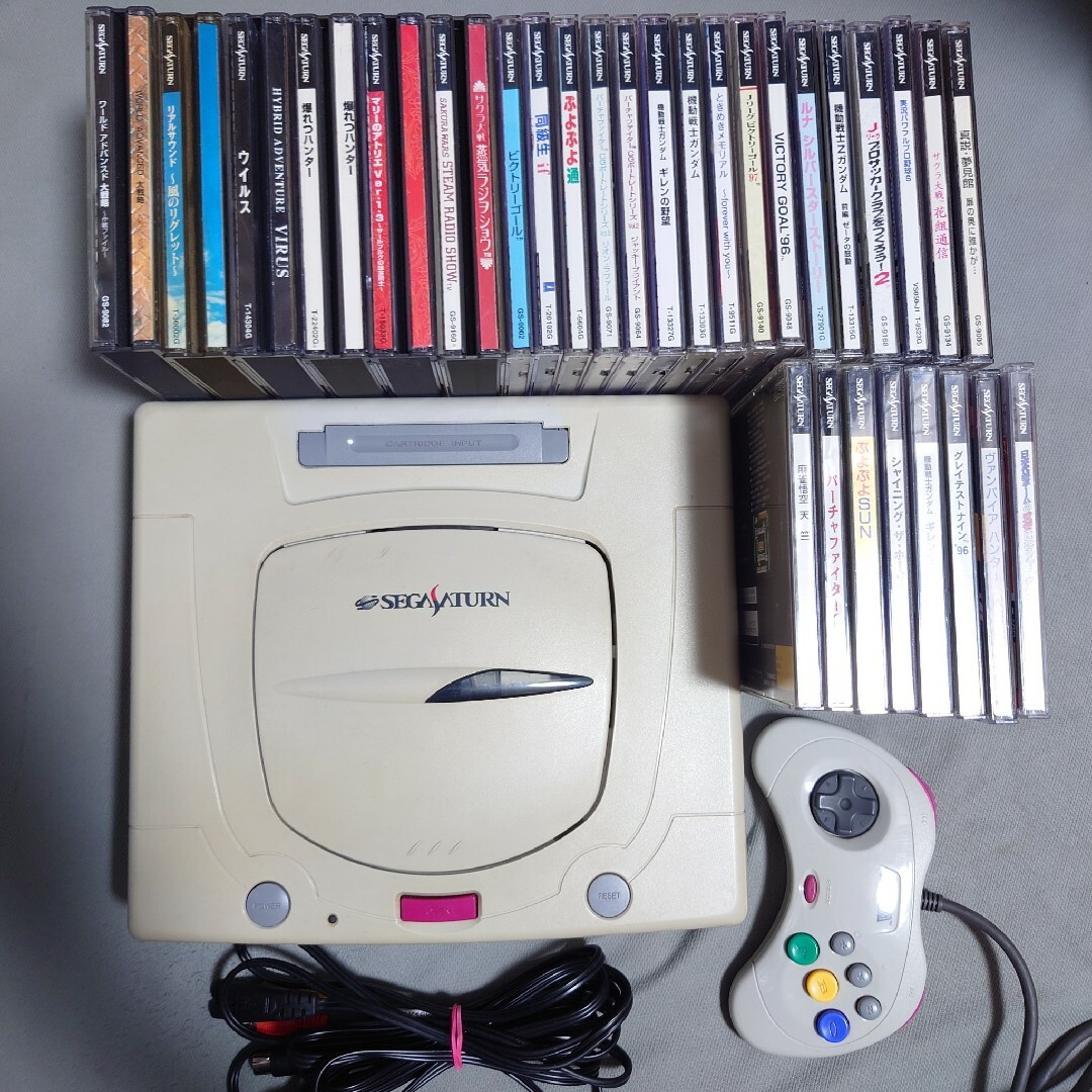 セガサターン 本体+ソフト30枚セット ⑬ セガサターン 本体+ソフト30枚セット ⑬