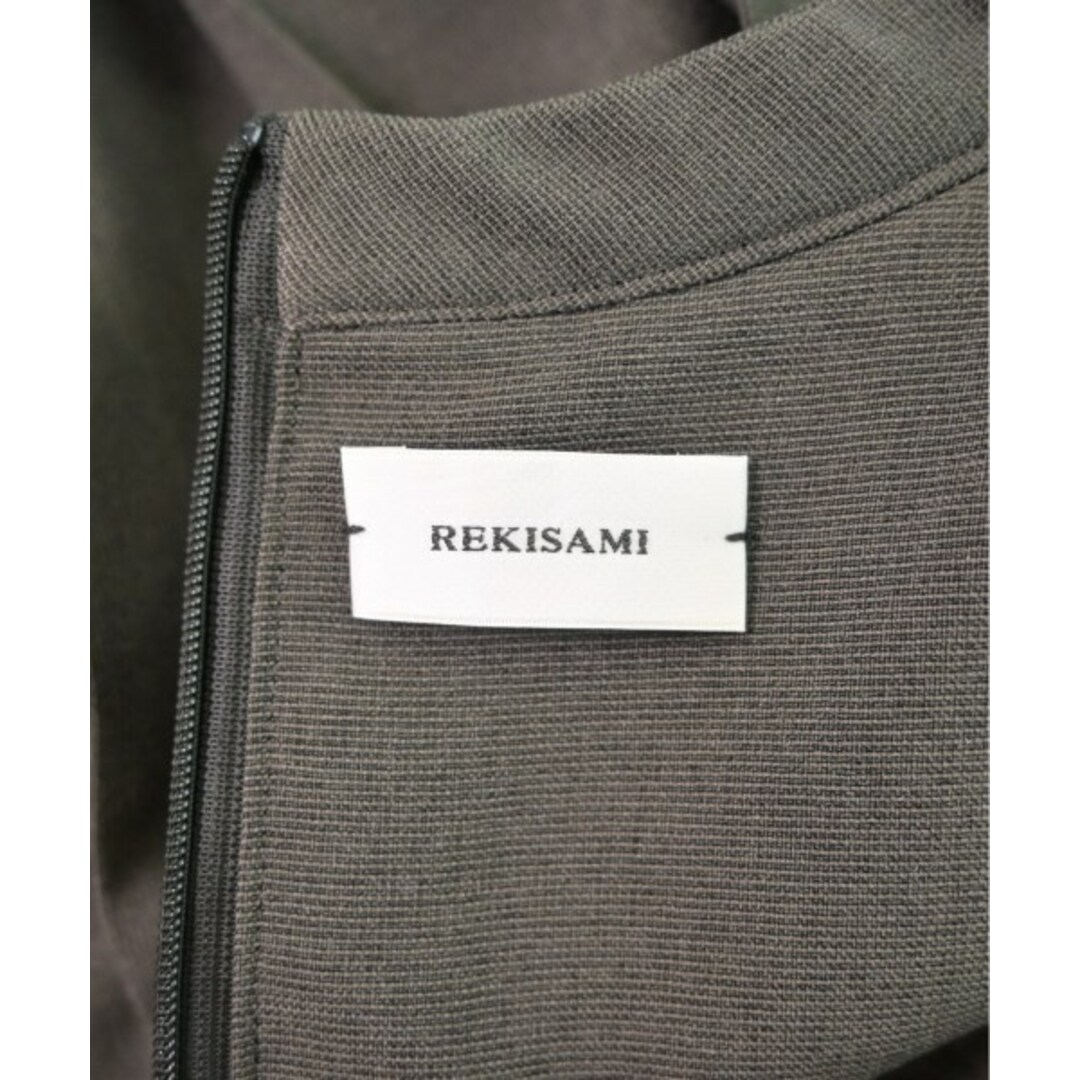 REKISAMI - REKISAMI レキサミ ワンピース 1(S位) グレー系 REKISAMI - REKISAMI レキサミ ワンピース 1(S位) グレー系